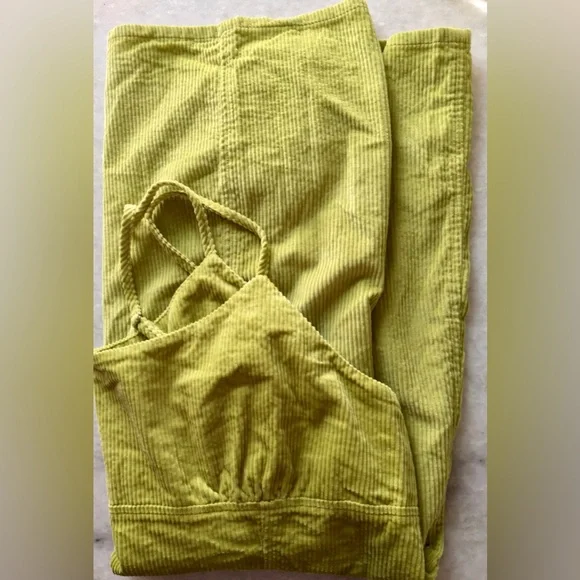 Wild Fable Lime Green Corduroy Mini Dress - Picture 10 of 12